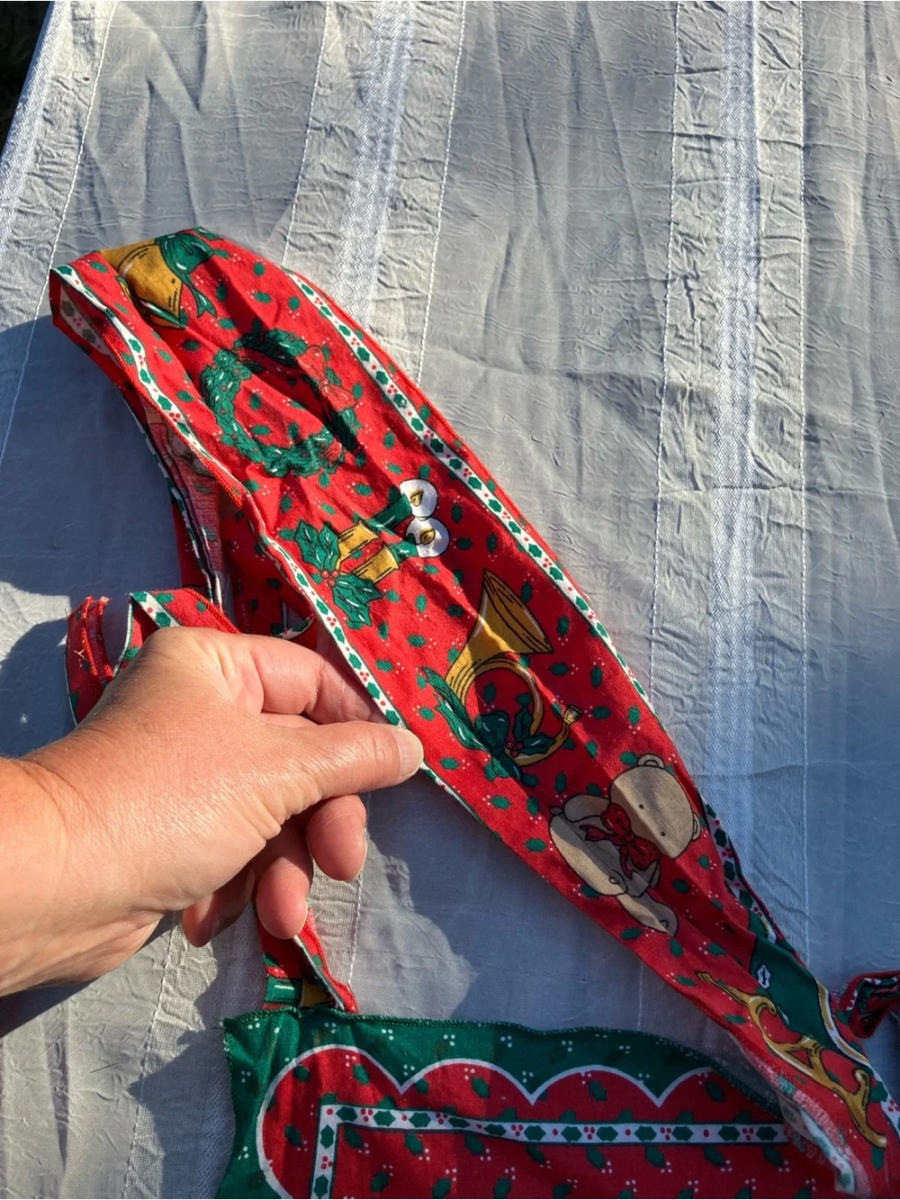 Ugly Christmas Apron vintage